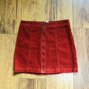 Forever 21 Burnt Orange Skirt